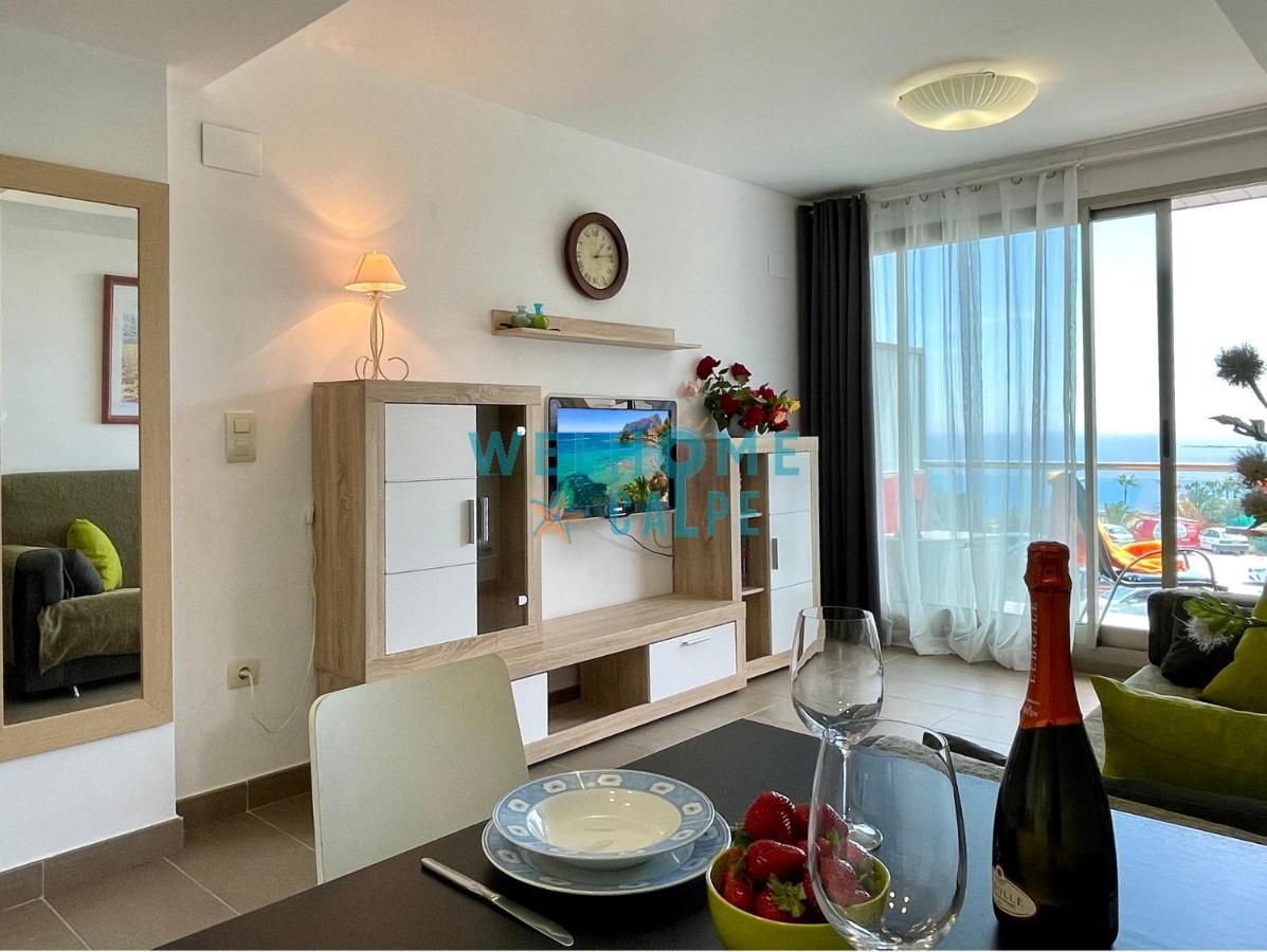 Lima Con Piscina Y Vista Al Mar Lägenhet Calpe Exteriör bild