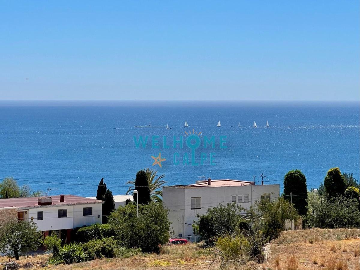 Lima Con Piscina Y Vista Al Mar Lägenhet Calpe Exteriör bild