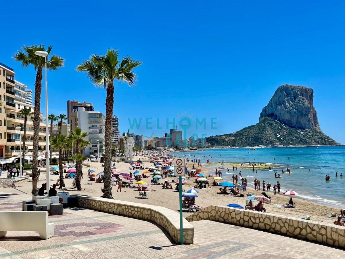 Lima Con Piscina Y Vista Al Mar Lägenhet Calpe Exteriör bild