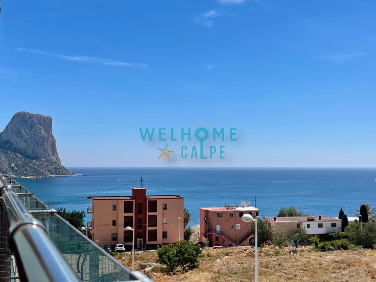 Lima Con Piscina Y Vista Al Mar Lägenhet Calpe Exteriör bild