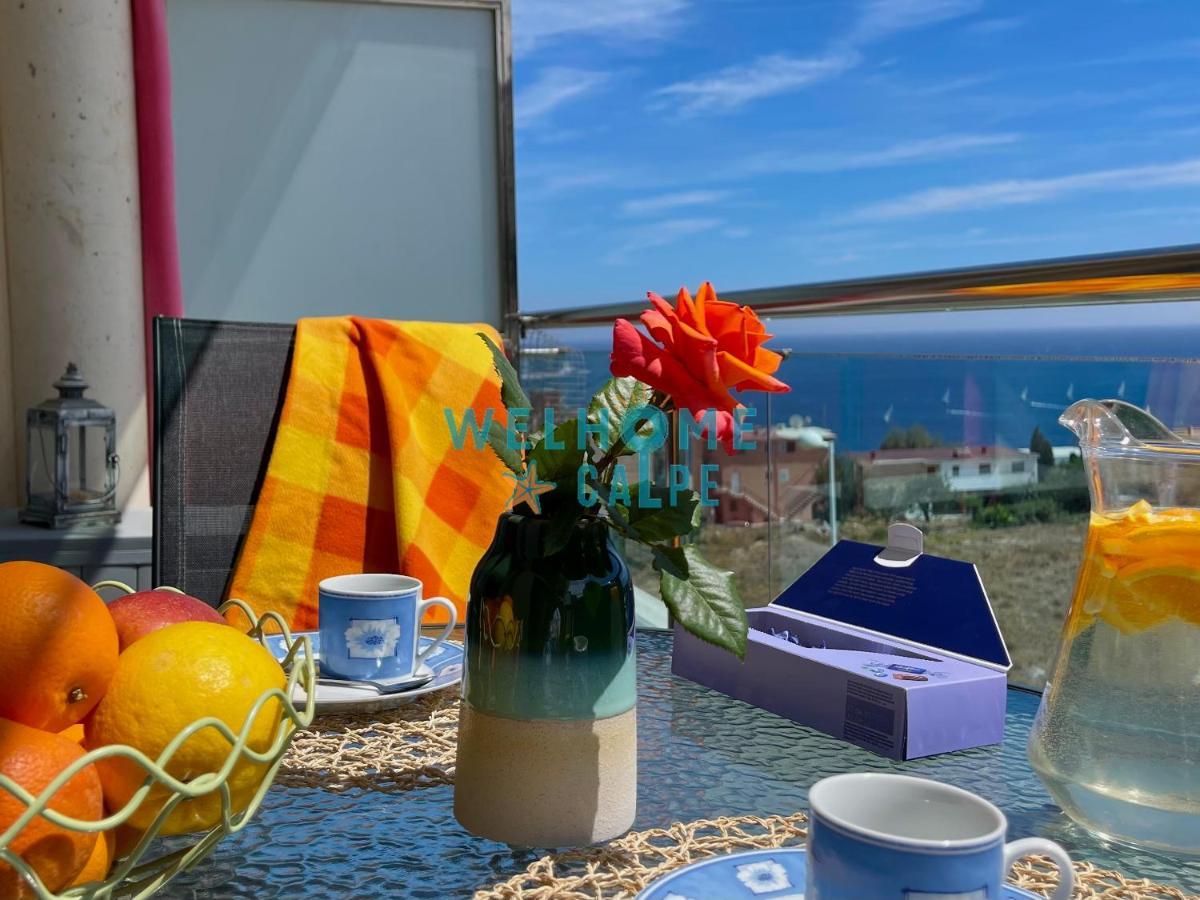 Lima Con Piscina Y Vista Al Mar Lägenhet Calpe Exteriör bild