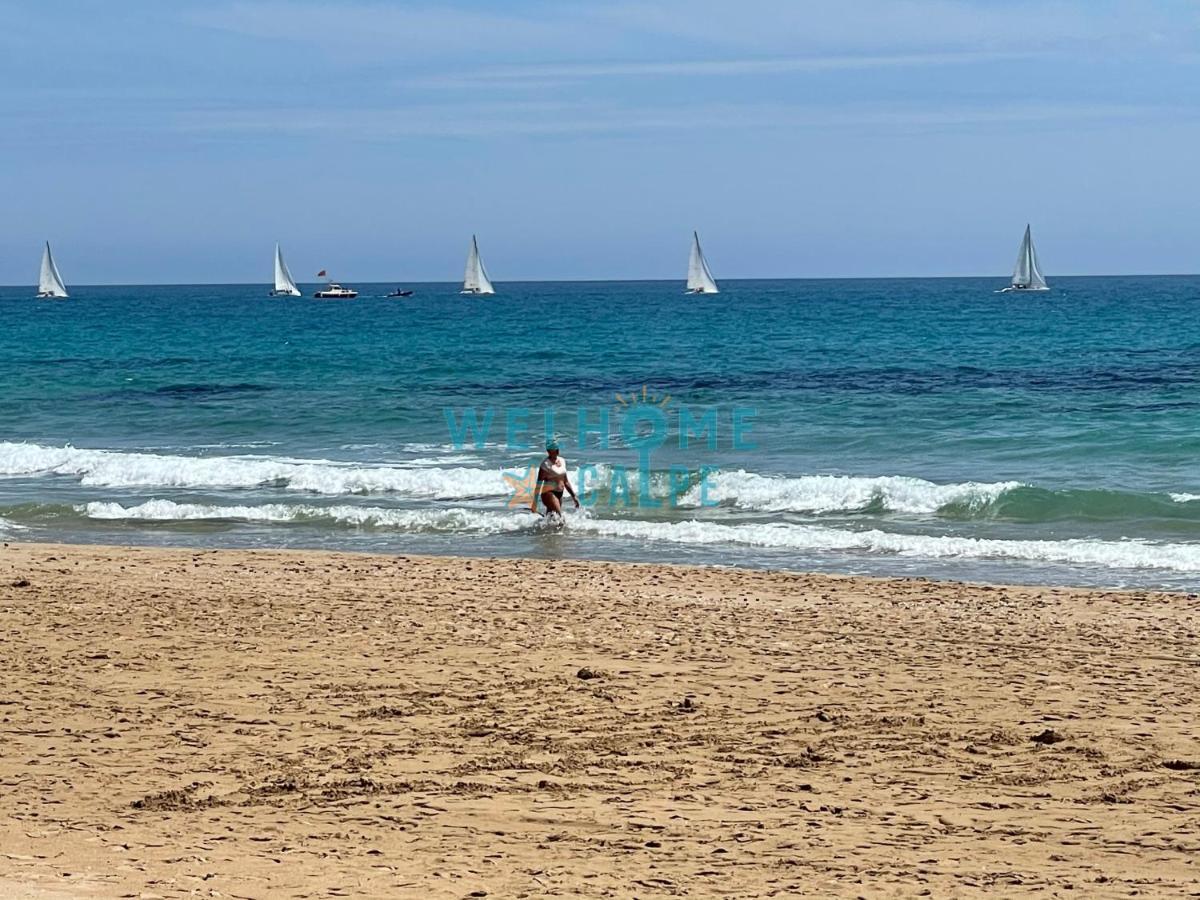 Lima Con Piscina Y Vista Al Mar Lägenhet Calpe Exteriör bild