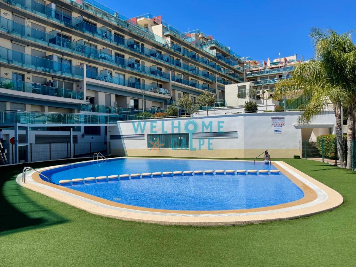 Lima Con Piscina Y Vista Al Mar Lägenhet Calpe Exteriör bild