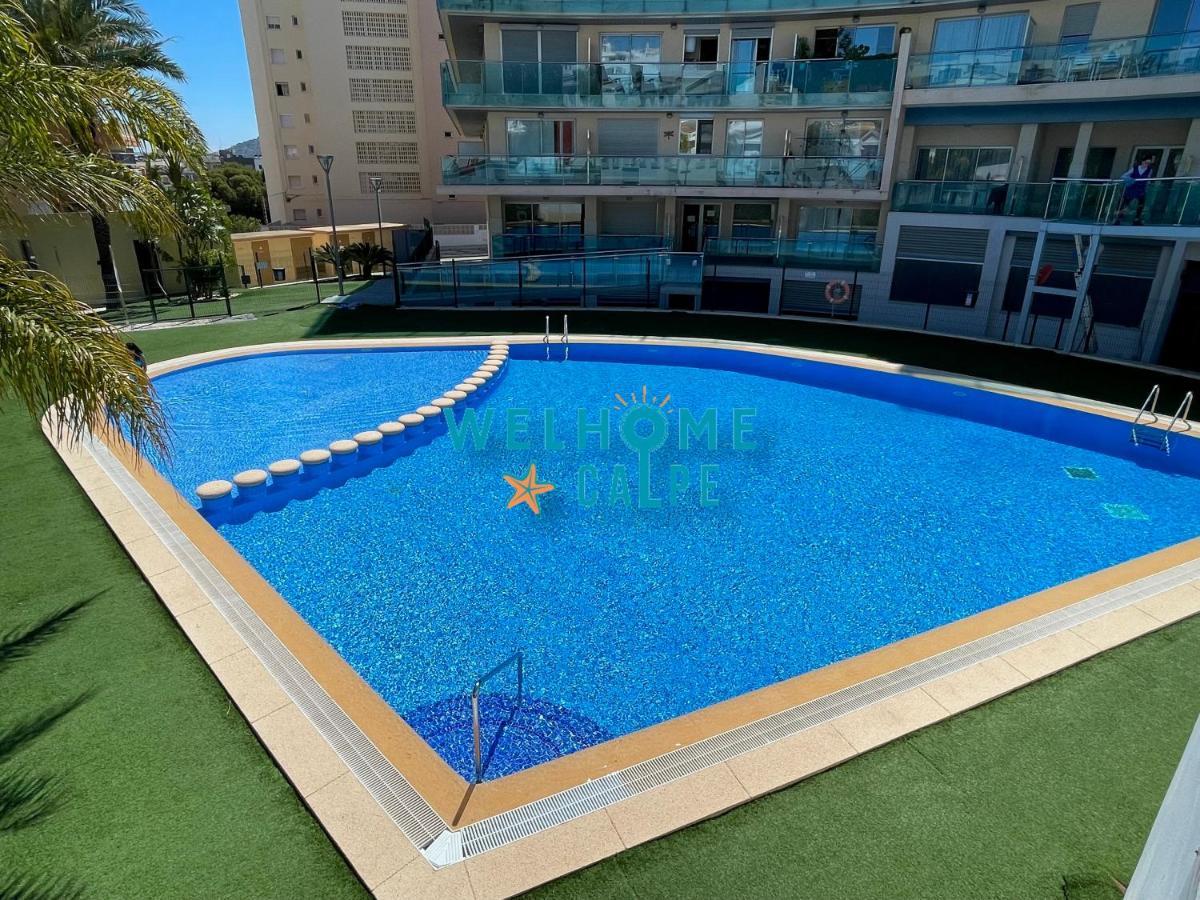 Lima Con Piscina Y Vista Al Mar Lägenhet Calpe Exteriör bild